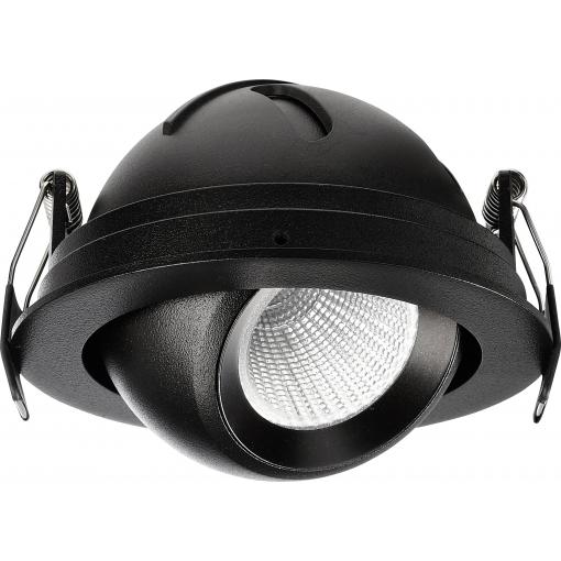 Deko Light 565341 Bellatrix LED vestavné svítidlo, třída G (A - G), LED, pevně vestavěné LED, 9.0 W, černá