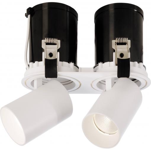 Deko Light 565313 Rigel Mini Round Double LED vestavné svítidlo, třída G (A - G), LED, pevně vestavěné LED, 22.0 W, bílá