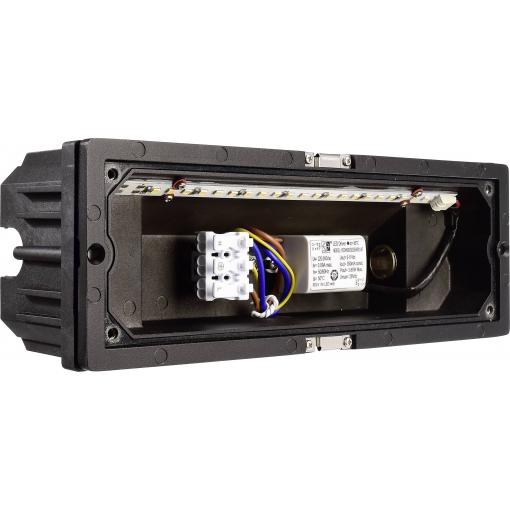 Deko Light Light Base III 763026 LED nástěnné světlo pevně vestavěné LED Energetická třída (EEK2021): G (A - G) 4.3 W LED černá