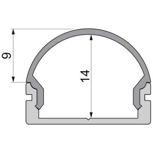 Deko Light 979592 Endkappe R-AU-01-15 Set 2 Stk, Schwarz koncová krytka profilu plast (d x š x v) 21 x 6 x 16 mm 1 ks