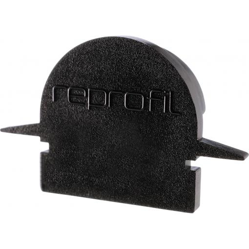 Deko Light 979542 Endkappe R-ET-01-10 Set 2 Stk, Schwarz koncová krytka profilu plast (d x š x v) 25 x 6 x 15.5 mm 1 ks