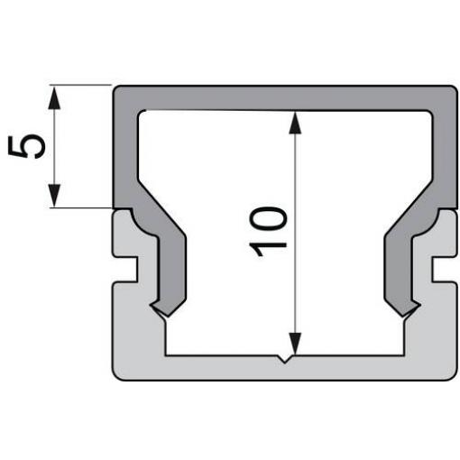 Deko Light 979082 Endkappe H-AU-01-08 Set 2 Stk, Schwarz koncová krytka profilu plast (d x š x v) 14 x 6 x 12 mm 1 ks
