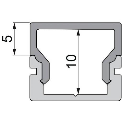 Deko Light 979080 Endkappe H-AU-01-08 Set 2 Stk, Weiß koncová krytka profilu plast (d x š x v) 14 x 6 x 12 mm 1 ks
