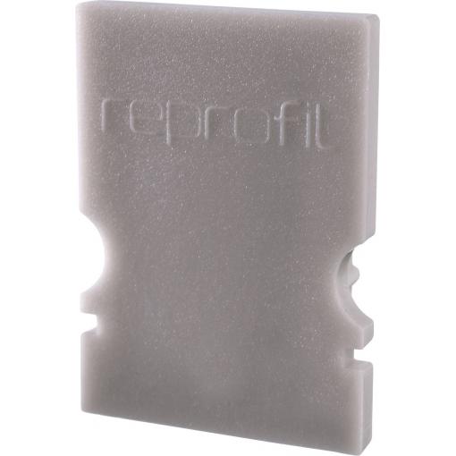 Deko Light 979101 Endkappe H-AU-02-08 Set 2 Stk, Grau koncová krytka profilu plast (d x š x v) 14 x 6 x 20 mm 1 ks