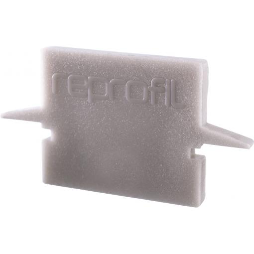 Deko Light 979121 Endkappe H-ET-01-08 Set 2 Stk, Grau koncová krytka profilu plast (d x š x v) 23 x 6 x 12 mm 1 ks