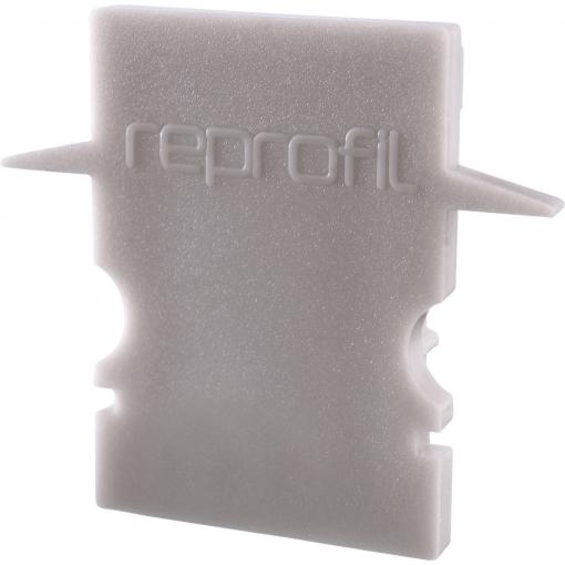 Deko Light 979141 Endkappe H-ET-02-08 Set 2 Stk, Grau koncová krytka profilu plast (d x š x v) 23 x 6 x 20 mm 1 ks