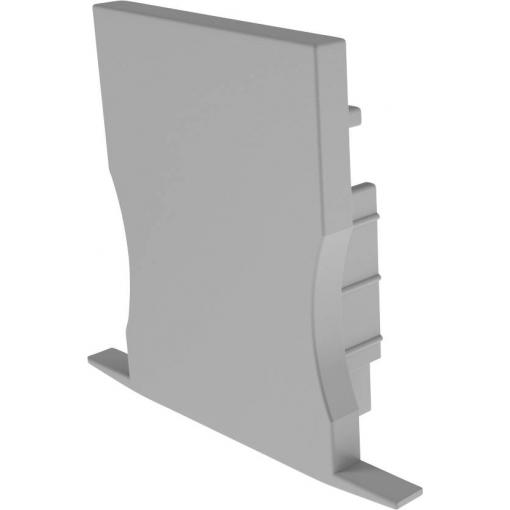 Deko Light 978301 Endkappe P-ET-04-12 Set 2 Stk, Silber koncová krytka profilu plast (d x š x v) 27 x 18 x 23.6 mm 1 ks