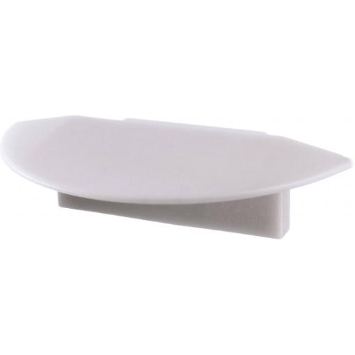 Deko Light 978101 Endkappe P-ET-01-12 Set 2 Stk, Grau koncová krytka profilu plast (d x š x v) 27 x 16 x 7 mm 1 ks