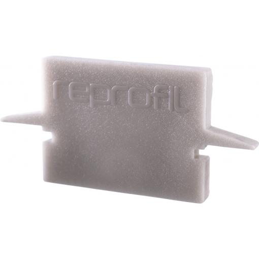 Deko Light 979041 Endkappe H-ET-01-10 Set 2 Stk, Grau koncová krytka profilu plast (d x š x v) 25 x 6 x 12 mm 1 ks
