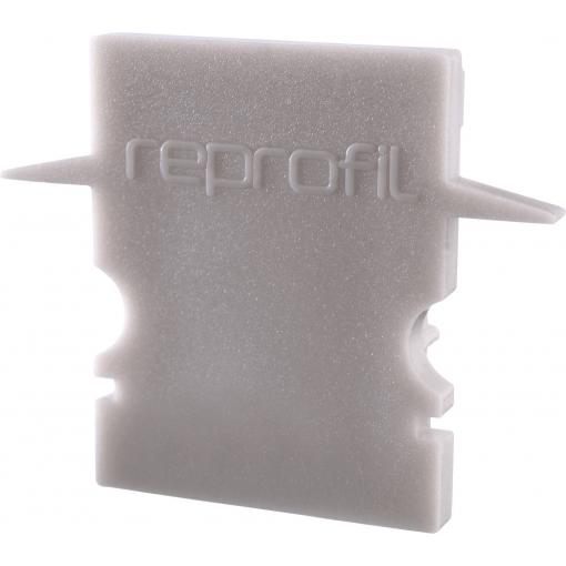 Deko Light 979061 Endkappe H-ET-02-10 Set 2 Stk, Grau koncová krytka profilu plast (d x š x v) 25 x 6 x 20 mm 1 ks