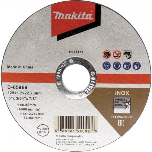 Makita D-65969 Řezný kotouč 125 mm 1 ks