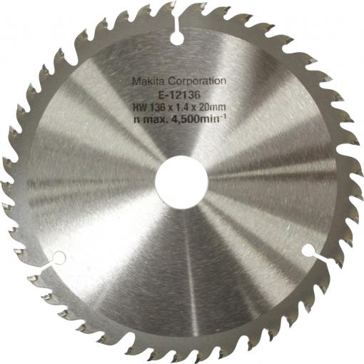 Makita E-12136 pilový kotouč 136 x 20 mm Počet zubů (na palec): 45 1 ks