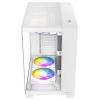 Antec C8 Full Tower PC skříň bílá 3 předinstalované LED ventilátory, integrované osvětlení