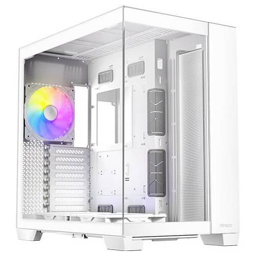Antec C8 Full Tower PC skříň bílá 3 předinstalované LED ventilátory, integrované osvětlení