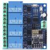 Modul 4× relé ESP8266 s WiFi, napájení 5 V