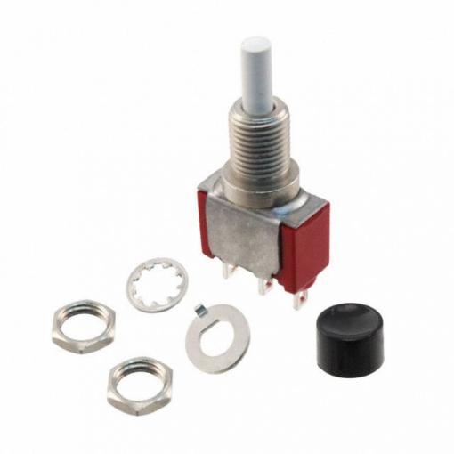 C & K Switches Pushbuttons 8060 Series, 8161SHZQE2 tlačítkový spínač, 6.35 mm, 28 V/DC, 1 ks