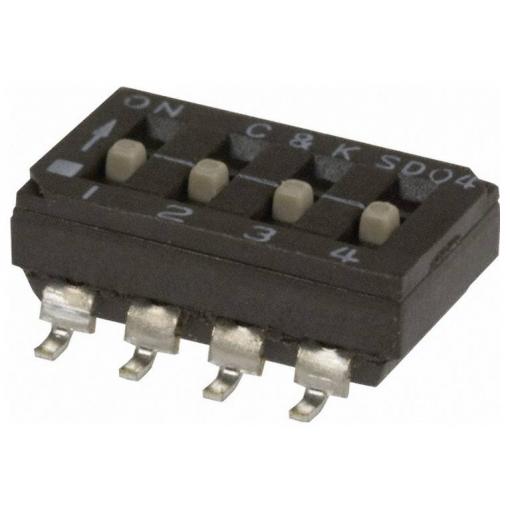 C & K Switches SD04H1SB DIP-Switch SD Series DIP spínač Pólů 4 1 ks Tube