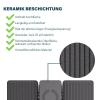 Princess Purify raclette gril 8 pánví, nepřilnavý povlak, ochrana proti přehřátí, s nasáváním vzduchu černá