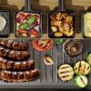 Princess Purify raclette gril 8 pánví, nepřilnavý povlak, ochrana proti přehřátí, s nasáváním vzduchu černá