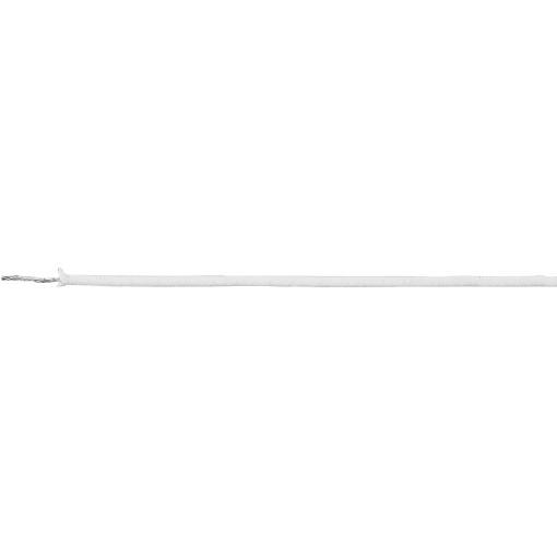 HELU 47005 vysokoteplotní vodič, SiF/GL, 1 x 1.50 mm², bílá, metrové zboží