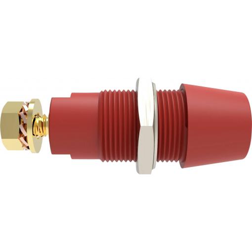 Schützinger DI SAB 9430 Au / RT bezpečnostní montážní zásuvka 4 mm Rovná červená 1 ks