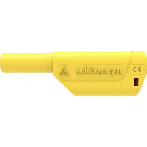 Schützinger DI SFK 8500 L Ni / AS / GE bezpečnostní banánek 4 mm Rovná Ø pin: 4 mm žlutá 1 ks