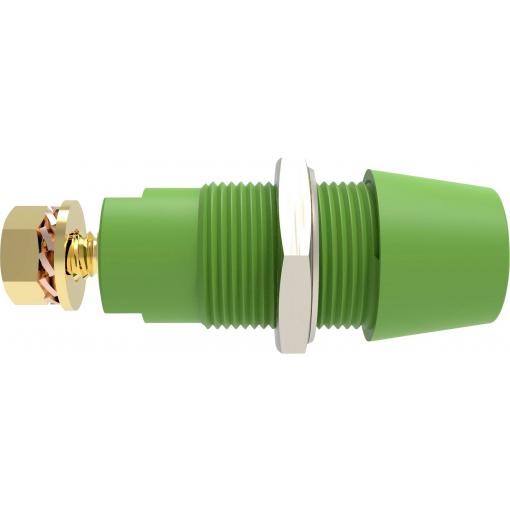 Schützinger DI SAB 9430 Au / GN bezpečnostní montážní zásuvka 4 mm Rovná zelená 1 ks