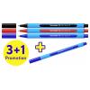 Schneider Schreibgeräte Kugelschreiber Slider Edge XB 4er Kartonetui, 3+1 Aktion 152271 kuličkové pero 4 ks
