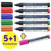 Schneider Schreibgeräte Whiteboard-Marker Maxx 290 6er Set sortiert, 5+1 Aktion 129096 popisovač na bílé tabule 6 ks