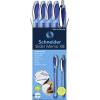 Schneider Schreibgeräte Etui 4x Kugelschreiber Memo + 1x Rave blau 150275 kuličkové pero 5 ks
