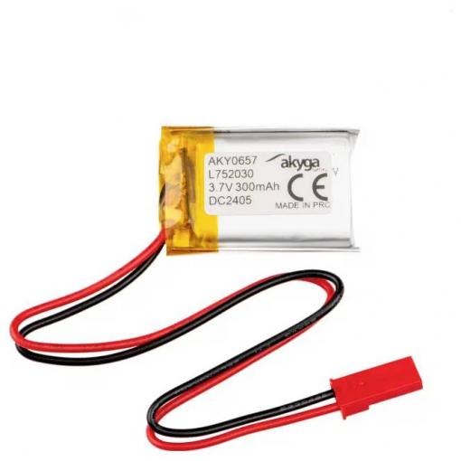 Akyga LP752030 Akupack x Speciální akumulátor Li-Pol 3.7 V 300 mAh