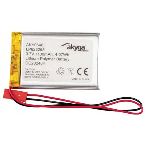 Akyga LP623255 Akupack x Speciální akumulátor Li-Pol 3.7 V 1100 mAh