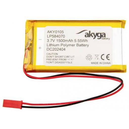 Akyga LP584070 Akupack x Speciální akumulátor Li-Pol 3.7 V 1500 mAh