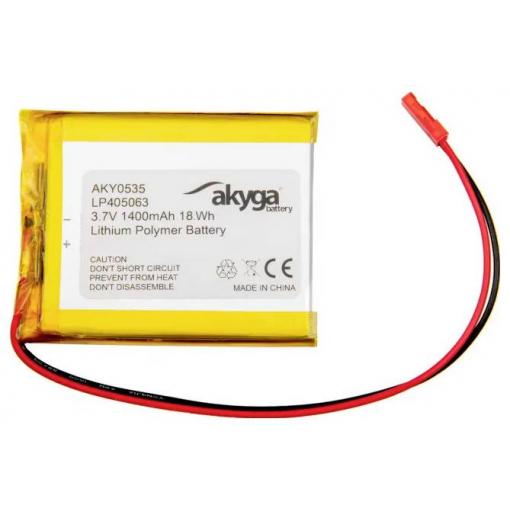 Akyga LP405063 Akupack x Speciální akumulátor Li-Pol 3.7 V 1400 mAh