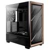 Antec FLUX midi tower PC skříň černá, dřevo