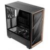 Antec FLUX midi tower PC skříň černá, dřevo