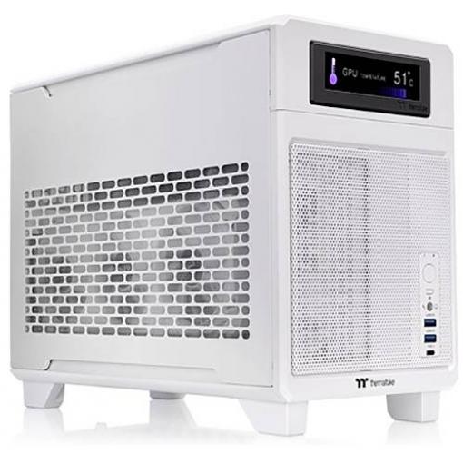 Thermaltake TR100 Snow White mini tower herní pouzdro bílá boční okno