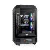 Thermaltake The Tower 250 Black midi tower herní pouzdro černá boční okno
