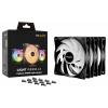 BeQuiet LIGHT WINGS LX 120mm PWM high-speed Triple-Pack PC větrák s krytem černá (š x v x h) 120 x 120 x 25 mm včetně LED osvětlení