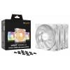 BeQuiet LIGHT WINGS LX 120mm PWM high-speed White Triple-Pack PC větrák s krytem bílá (š x v x h) 120 x 120 x 25 mm včetně LED osvětlení