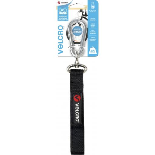 VELCRO® Popruh se suchým zipem, s páskem, extra silná, (d x š) 610 mm x 25 mm, černá, 1 ks