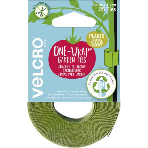 VELCRO® Univerzální pásek se suchým zipem ke spojování, na rostliny a zahradu háčková a flaušová část (d x š) 20 cm x 1.2 cm zelená 25 ks