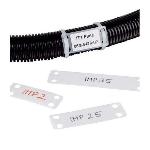 HellermannTyton 151-42229 IMP2 PA66 WH 100 značení kabelů Potisknutelná plocha: 50.8 x 19.1 mm bílá 1 ks