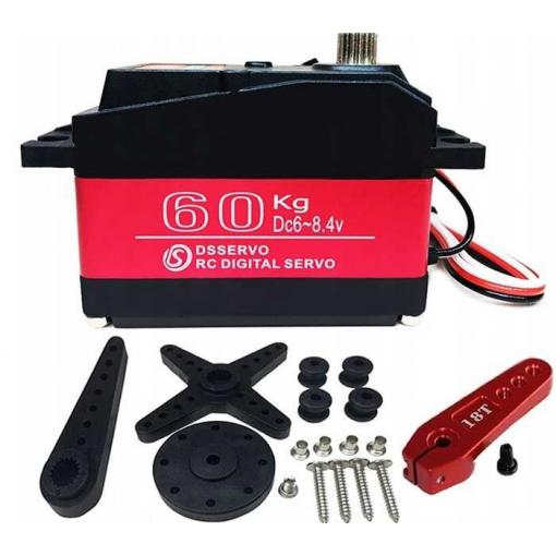 Servo DS5160 180°, 60 kg, 6–8,4 V DC