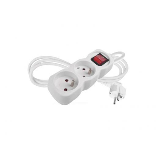Prodlužovací přívod 2 zásuvky 1,4m EMOS P12114 s vypínačem