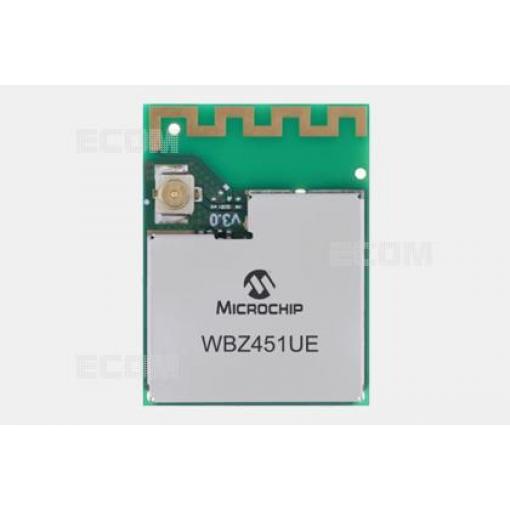 Modul Bluetooth/ZigBee WBZ451UE-I, 1,9–3,6 V, -40 až +125 °C