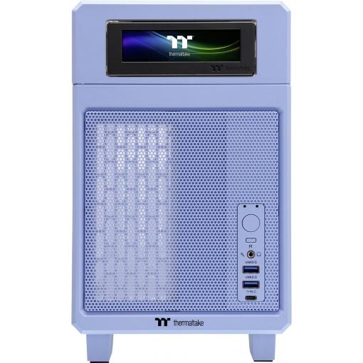 Thermaltake TR100 Hydrangea Blue mini tower herní pouzdro baby modrá boční okno