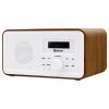 Denver DAB-30DW Dark Wood 111111000650 stolní rádio, DAB+, FM, funkce alarmu, hnědé dřevo (hedvábně matné)