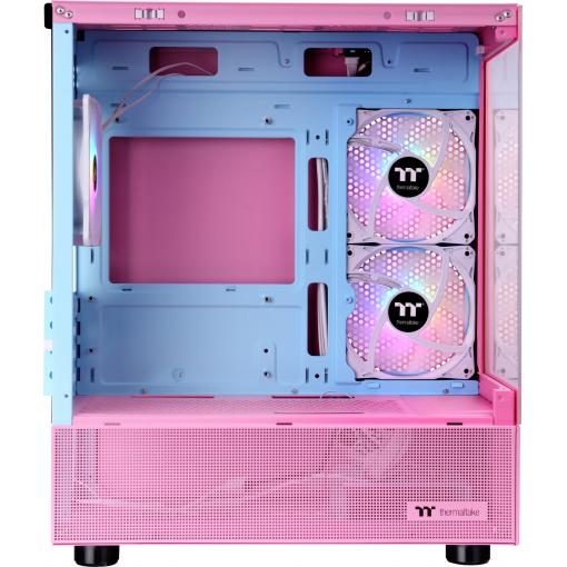 Thermaltake View 170 TG ARGB Bubble Pink micro tower herní pouzdro růžová, modrá boční okno