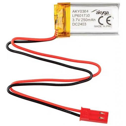 Akyga LP601730 Akupack x Speciální akumulátor Li-Pol 3.7 V 250 mAh